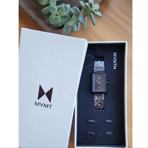 MVMT Black Signature Squre Watch